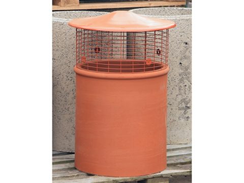 Chimney Pot & Red Bird Guard